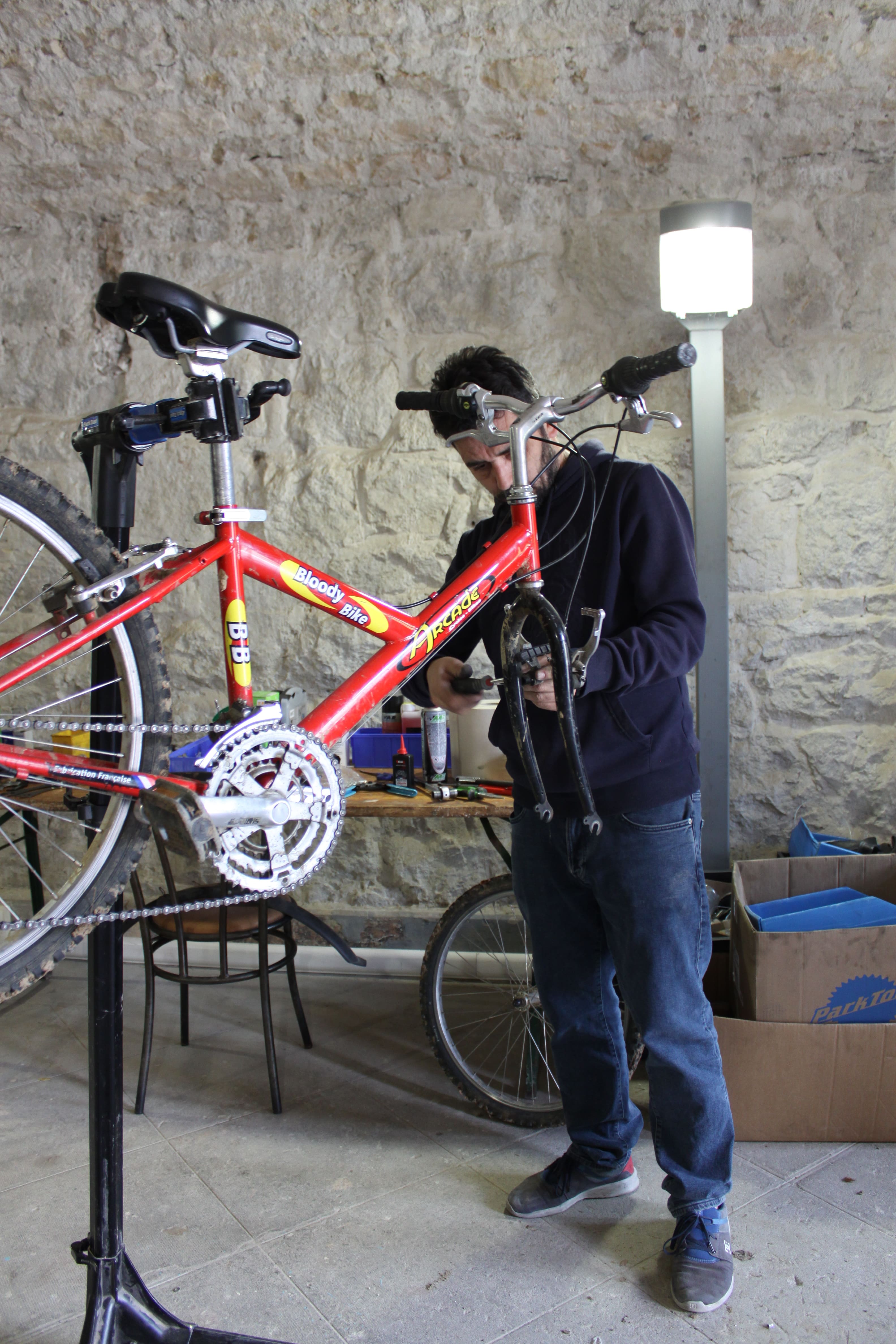 CycloFort : l'atelier vélo du Fort de Feyzin