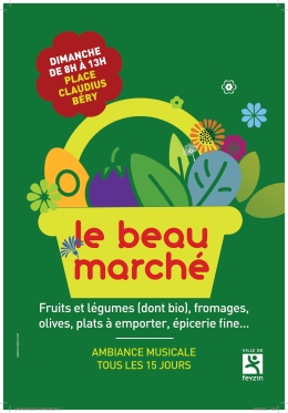 affiche beau marché 2021