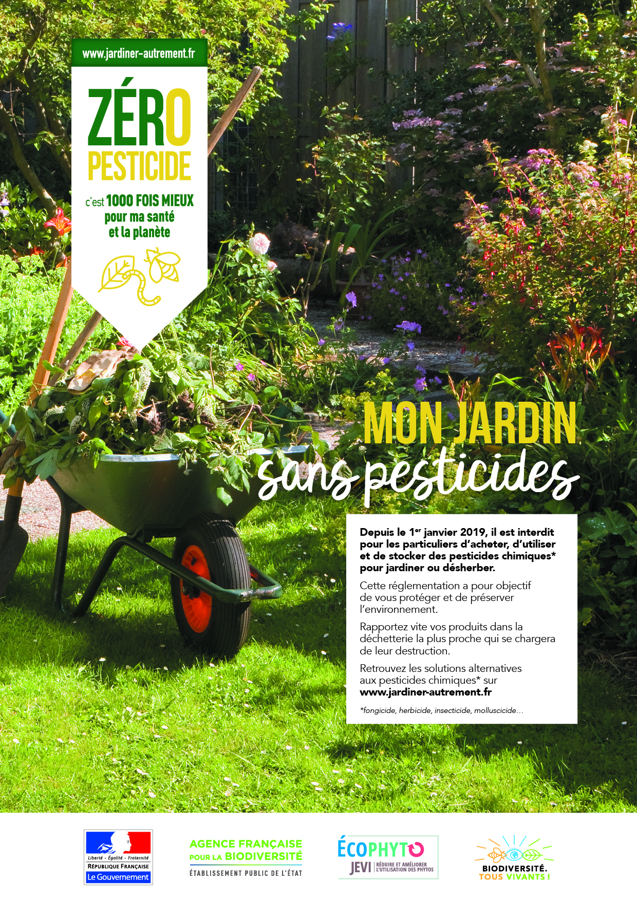 Affiche A4 web Jardin sans pesticide