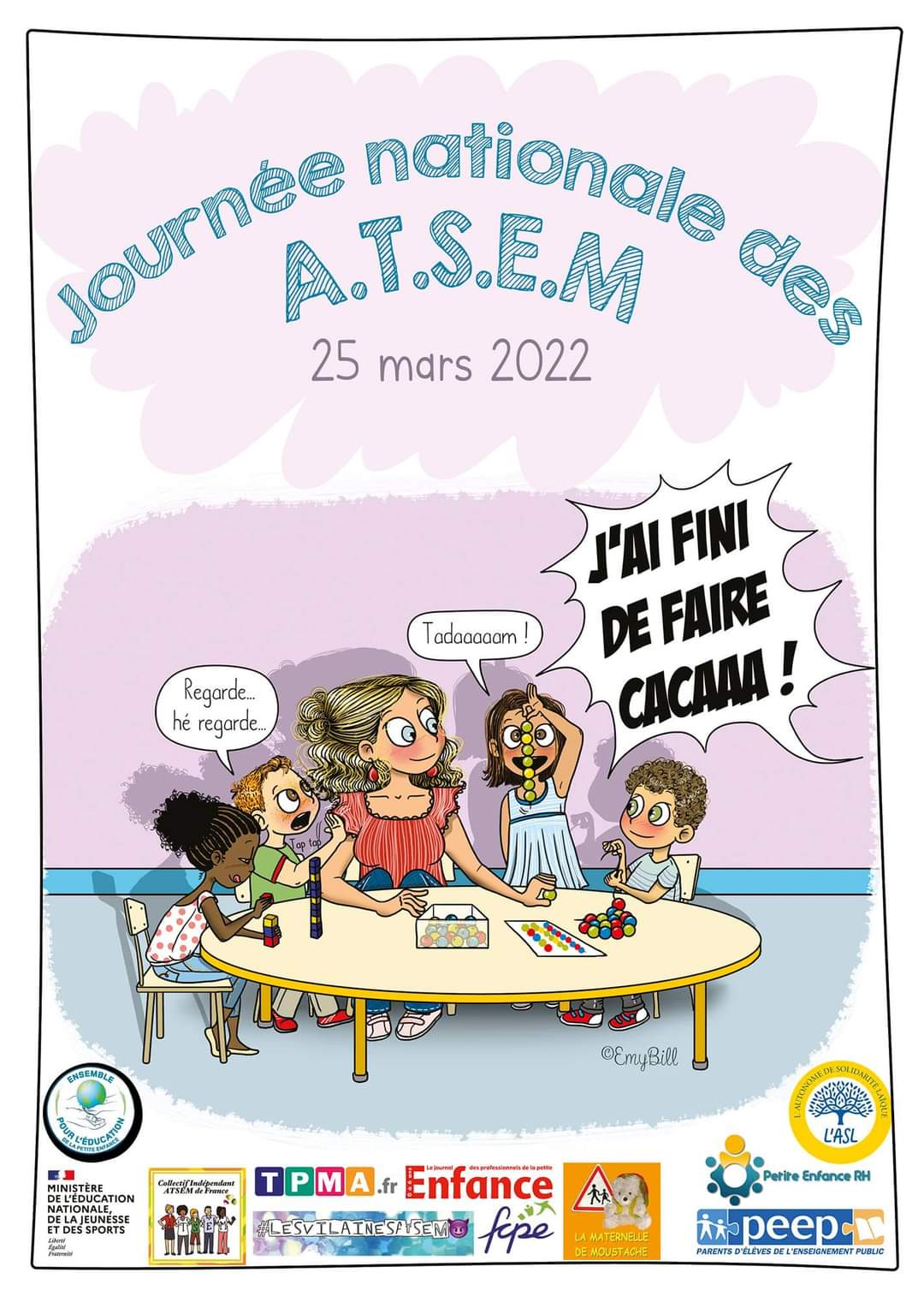 affiche journee nationale atsem 2021