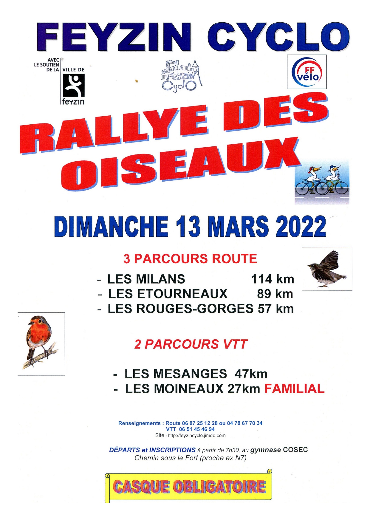 affiche rallye des oiseaux 2022